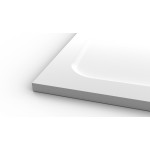 POINT BLACK ROCKY 100x90 Grape Obdélníkový sprchový kout s mramorovou vaničkou