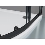 POINT BLACK LOR 120x80 Clear Obdélníkový sprchový kout s akrylátovou vaničkou