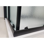 POINT BLACK ROCKY 120x80 Grape Obdélníkový sprchový kout s mramorovou vaničkou