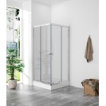 POINT Q LOR 80 Grape Čtvercový sprchový kout s akrylátovou vaničkou