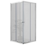 POINT Q 80x80 Grape Čtvercová sprchová zástěna