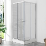 POINT Q LOR 90 Grape Čtvercový sprchový kout s akrylátovou vaničkou