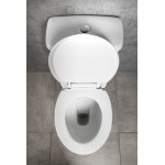 JOSE WC kombi, dvojtlačítko 3/6l, zadní odpad, bílá