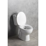 MANUEL WC kombi, dvojtlačítko 3/6l, spodní odpad, bílá