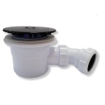 SIFON vaničkový 90, černá lesk