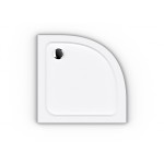 ROCKY 90x90x3 čtvrtkruhová mramorová vanička