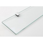 SAMBA skleněná police 50 cm, chrom