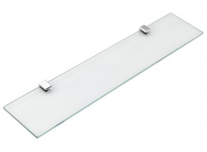 SAMBA skleněná police 50 cm, chrom