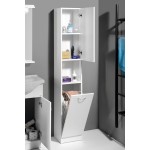 SIMPLEX ECO vysoká skříňka s košem na prádlo 30x180x30cm