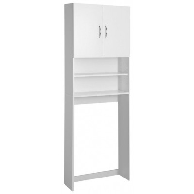 SIMPLEX ECO skříňka za pračku 63x25x190cm, bílá