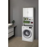 SIMPLEX ECO skříňka za pračku 63x25x190cm, bílá