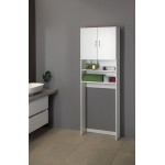 SIMPLEX ECO skříňka za pračku 63x25x190cm, bílá