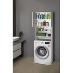 SIMPLEX ECO skříňka za pračku 63x25x190cm, bílá