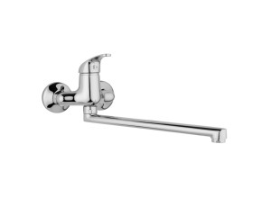 A10 30 10/100 Slim Dřezová nástěnná baterie, ramínko ploché 300 mm