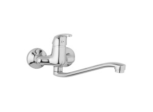 A10 30 20/100 Slim Dřezová nástěnná baterie, ramínko ploché S 250 mm