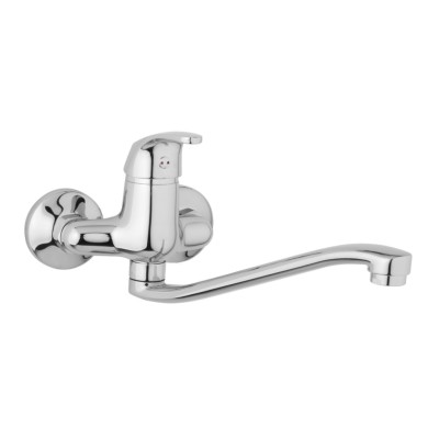 A10 30 20/100 Slim Dřezová nástěnná baterie, ramínko ploché S 250 mm