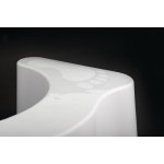 Podstavec k toaletě, 39x22x17cm, bílá