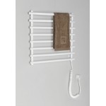 Elektrický sušák ručníků, 570x465 mm, 72 W, bílý