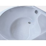 SAP 80 Sprchová vanička čtvrtkruhová hluboká