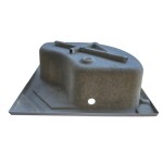 SAP 90 Sprchová vanička čtvrtkruhová hluboká