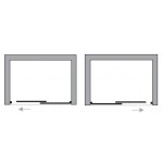 TERA 95-100 Čiré Sprchové dveře posuvné