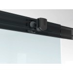 TERA Black 100-105 Čiré Sprchové dveře posuvné