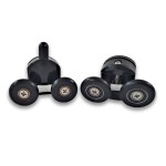 TERA Black 125-130 Grape Sprchové dveře posuvné