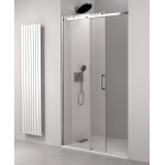 THRON ROUND sprchové dveře 1500 mm, kulaté pojezdy, čiré sklo