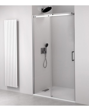 THRON ROUND sprchové dveře 1500 mm, kulaté pojezdy, čiré sklo