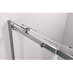 THRON ROUND sprchové dveře 1500 mm, kulaté pojezdy, čiré sklo