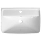 DURU keramické umyvadlo 60x40cm, bílá