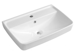 DURU keramické umyvadlo 60x40cm, bílá