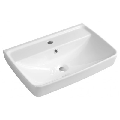 DURU keramické umyvadlo 60x40cm, bílá