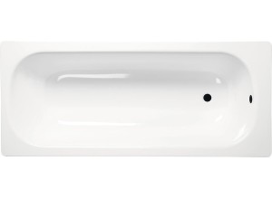 Obdélníková smaltovaná vana 150x70x39cm, bílá