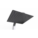 WEST chrom Sprchový set s termostatickou baterií - hranatý