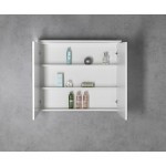 KAWA STRIP galerka s LED osvětlením 80x70x22cm, bílá