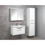 KAWA STRIP galerka s LED osvětlením 80x70x22cm, bílá