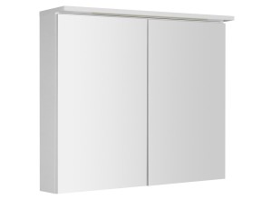 KAWA STRIP galerka s LED osvětlením 80x70x22cm, bílá