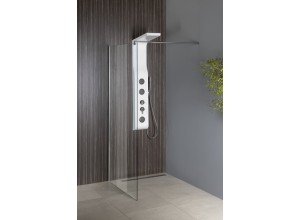 WALK-IN zástěna jednodílná k instalaci na zeď 100x190, čiré