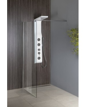 WALK-IN zástěna jednodílná k instalaci na zeď 100x190, čiré