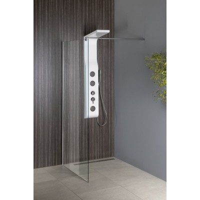 WALK-IN zástěna jednodílná k instalaci na zeď 100x190, čiré