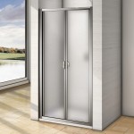 WRITE 100 Grape Zalamovací sprchové dveře