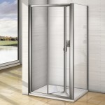 WRITE HARD 80x80 Sprchový kout se zalamovacími dveřmi a mramorovou vaničkou