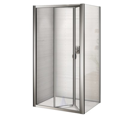 WRITE COMBI 90x90 Sprchový kout se zalamovacími dveřmi