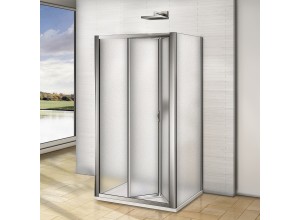 WRITE COMBI II 90x100x90 Grape Sprchový kout se zalamovacími dveřmi nástěnný