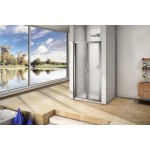 WRITE 90 Grape Zalamovací sprchové dveře