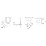 HANDICAP madlo rovné 30 cm, nerez lesk