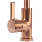 FLY rose gold Dřezová baterie