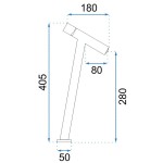 ZUZI black Umyvadlová baterie Vysoká