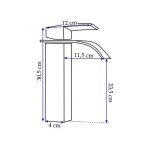 FABIO Umyvadlová baterie Vysoká